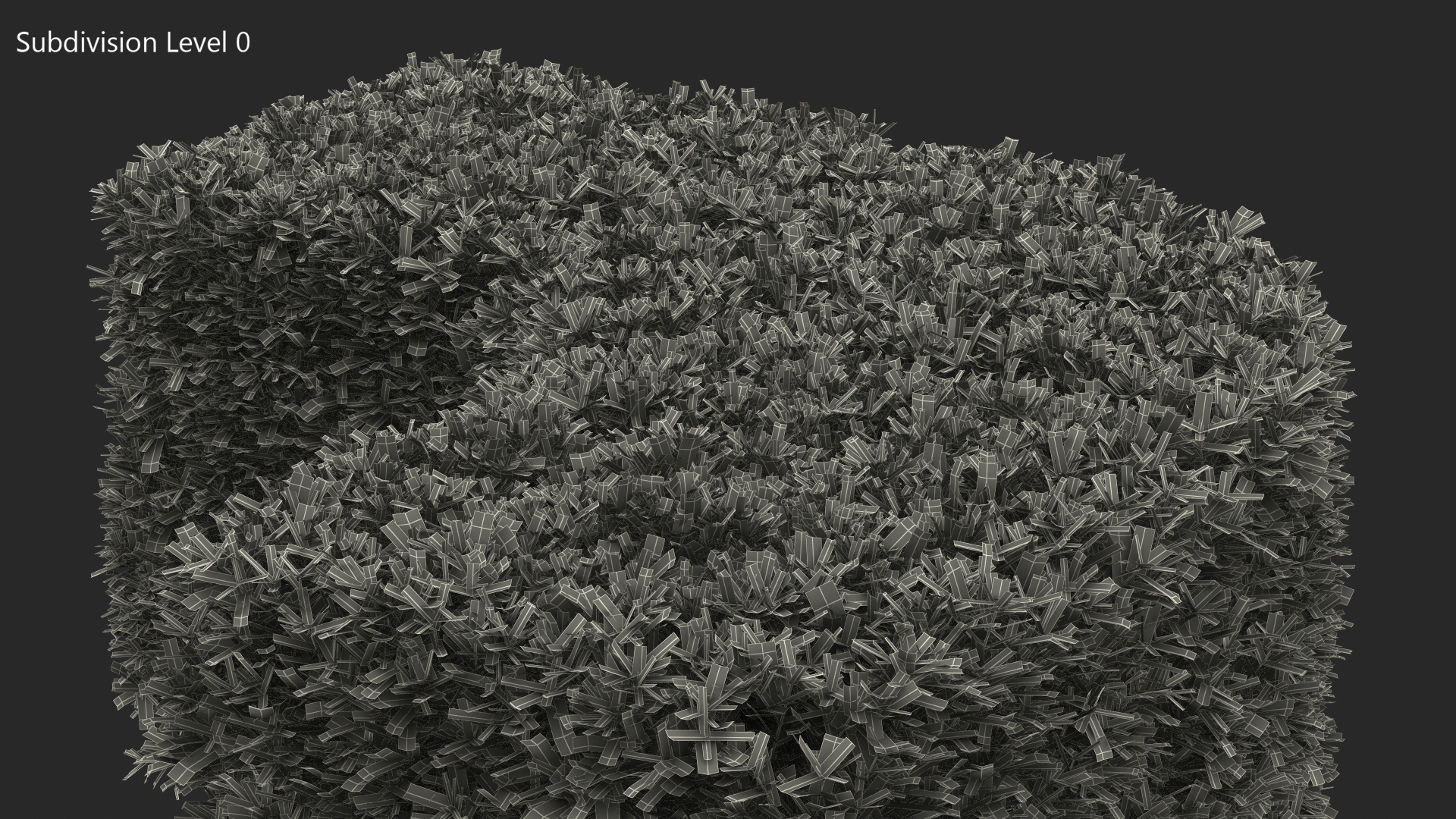 Boxwood Corner Bush 3D model