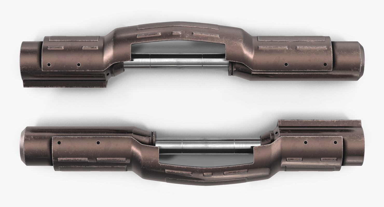 Sci Fi Anodized Piston 7 3D model