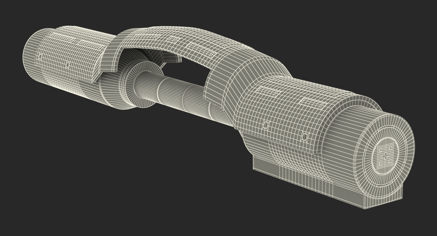 Sci Fi Anodized Piston 7 3D model