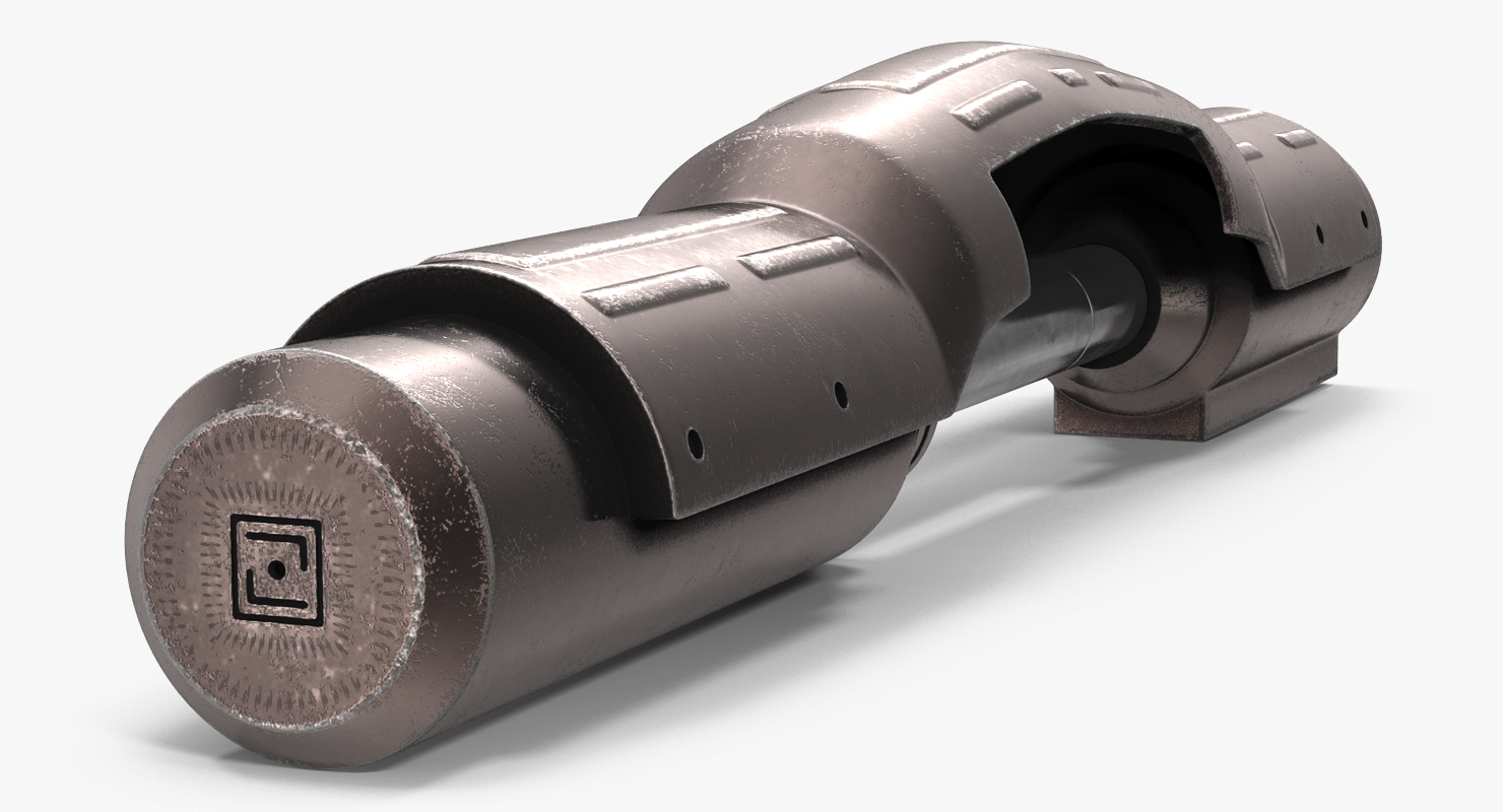 Sci Fi Anodized Piston 7 3D model