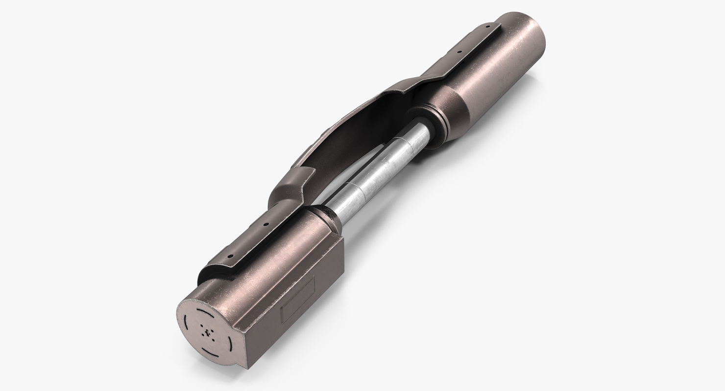 Sci Fi Anodized Piston 7 3D model