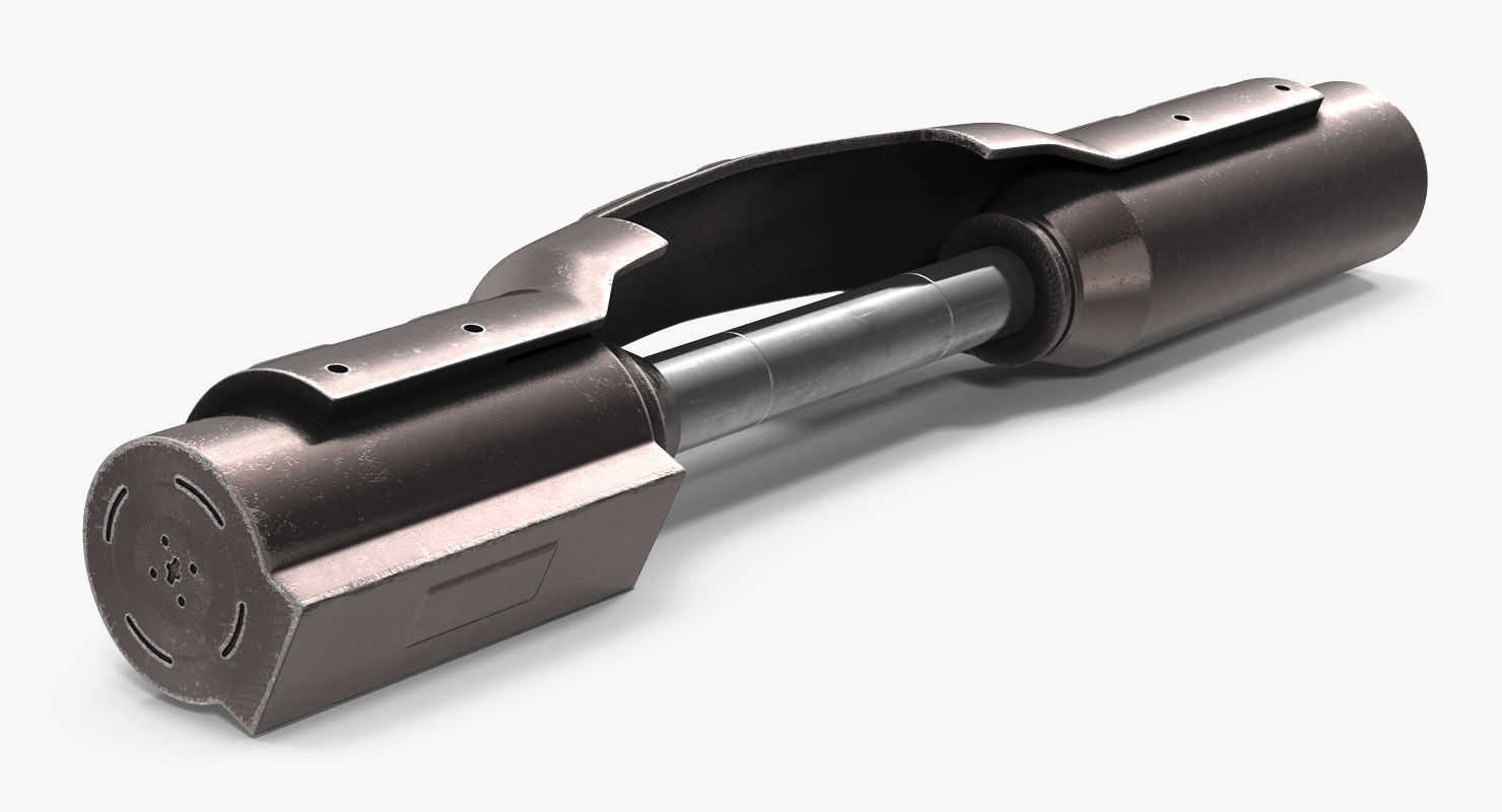 Sci Fi Anodized Piston 7 3D model