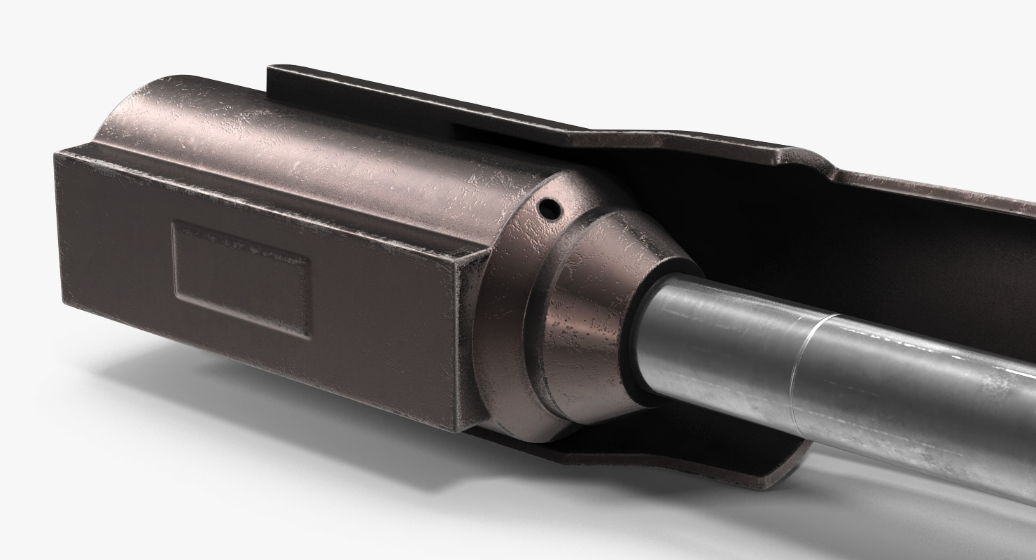 Sci Fi Anodized Piston 7 3D model