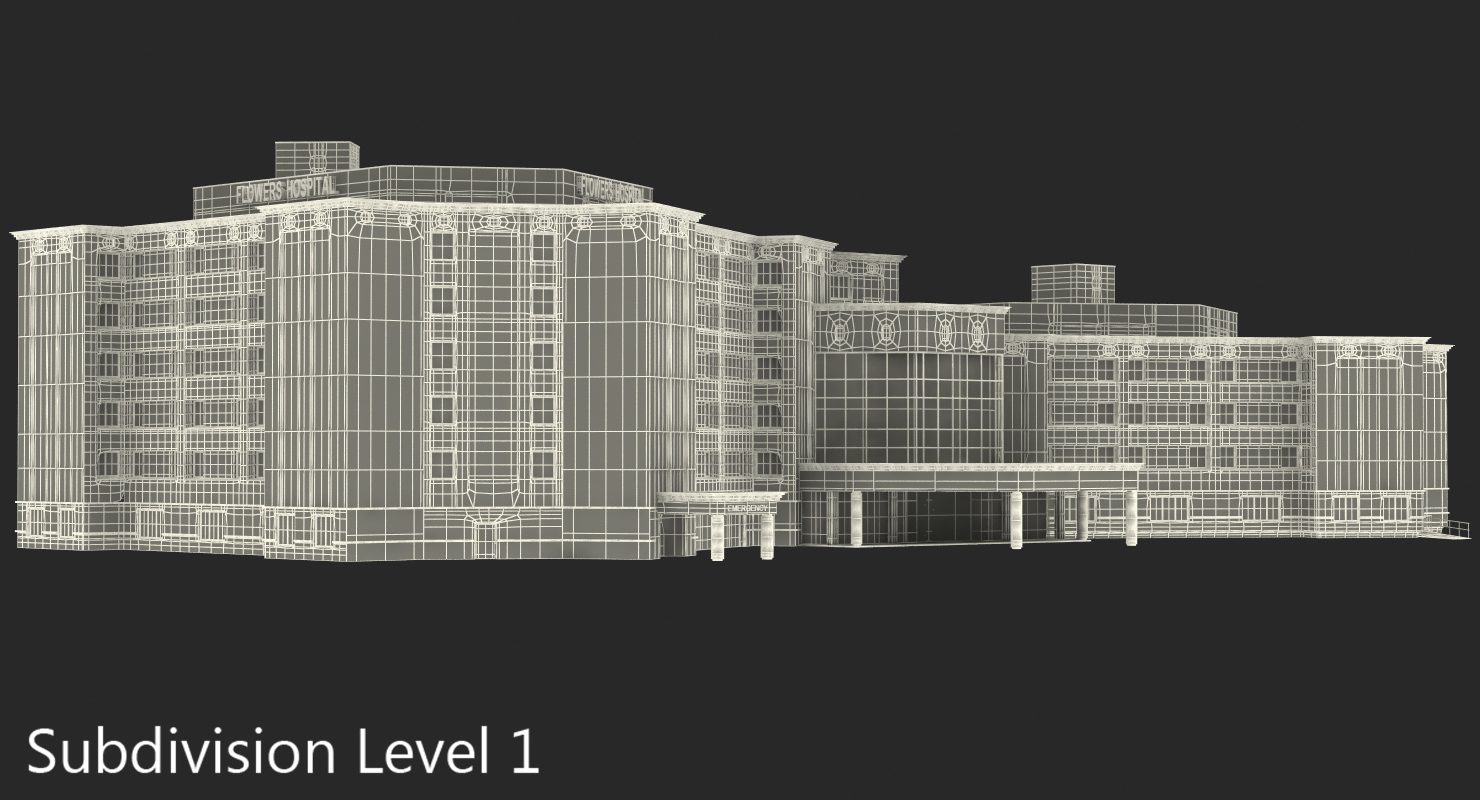 Hospital Building 3D