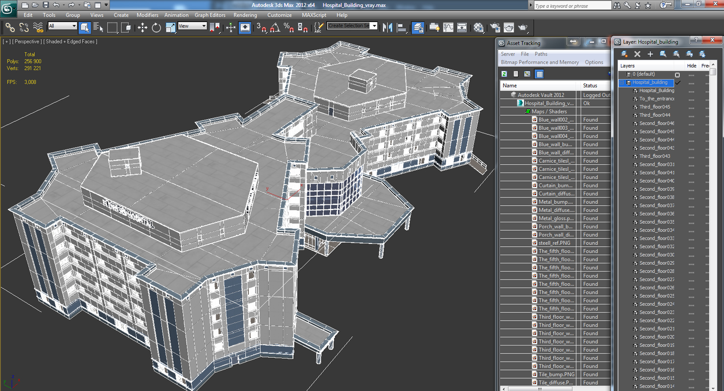 Hospital Building 3D