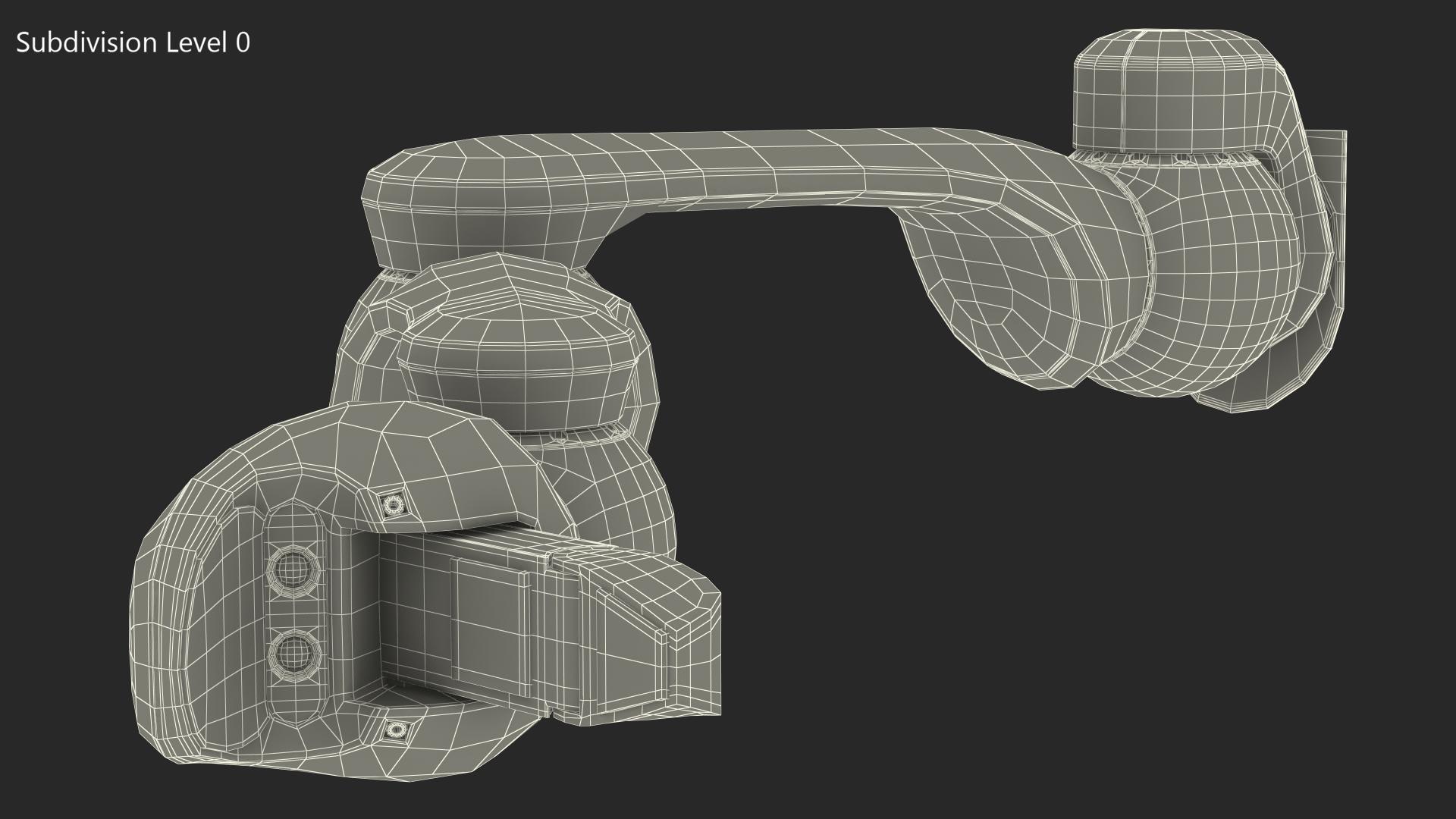 3D Careobot 4 Arm Rigged