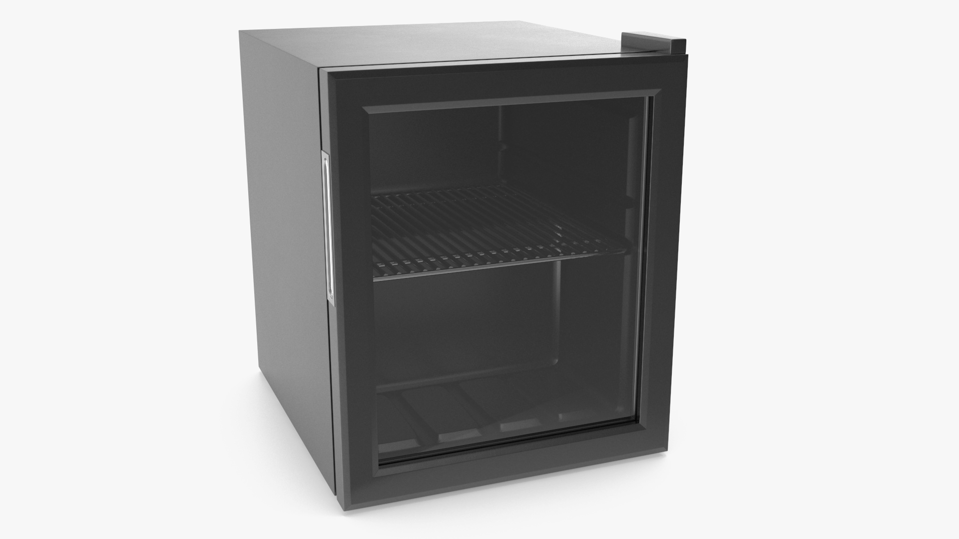 Beverage Refrigerator Cooler Black 3D model