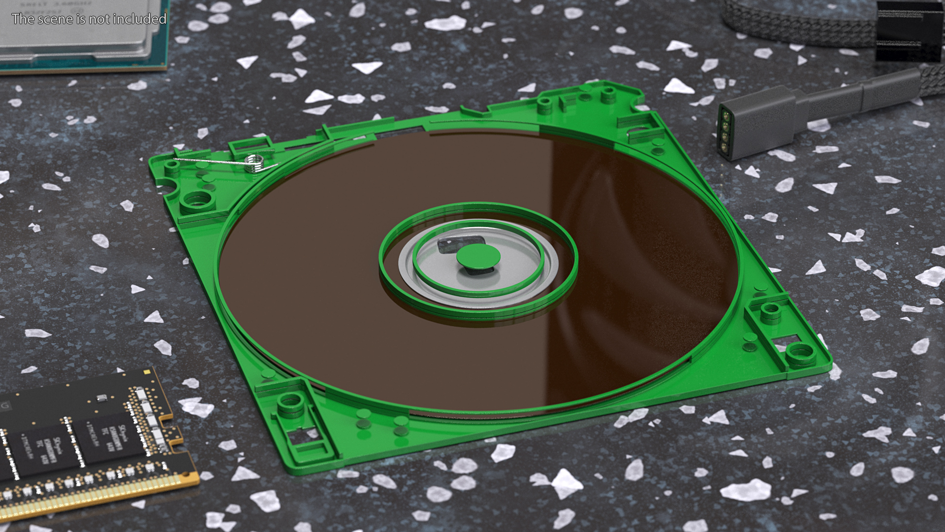 Double Sided Micro Diskette 3D