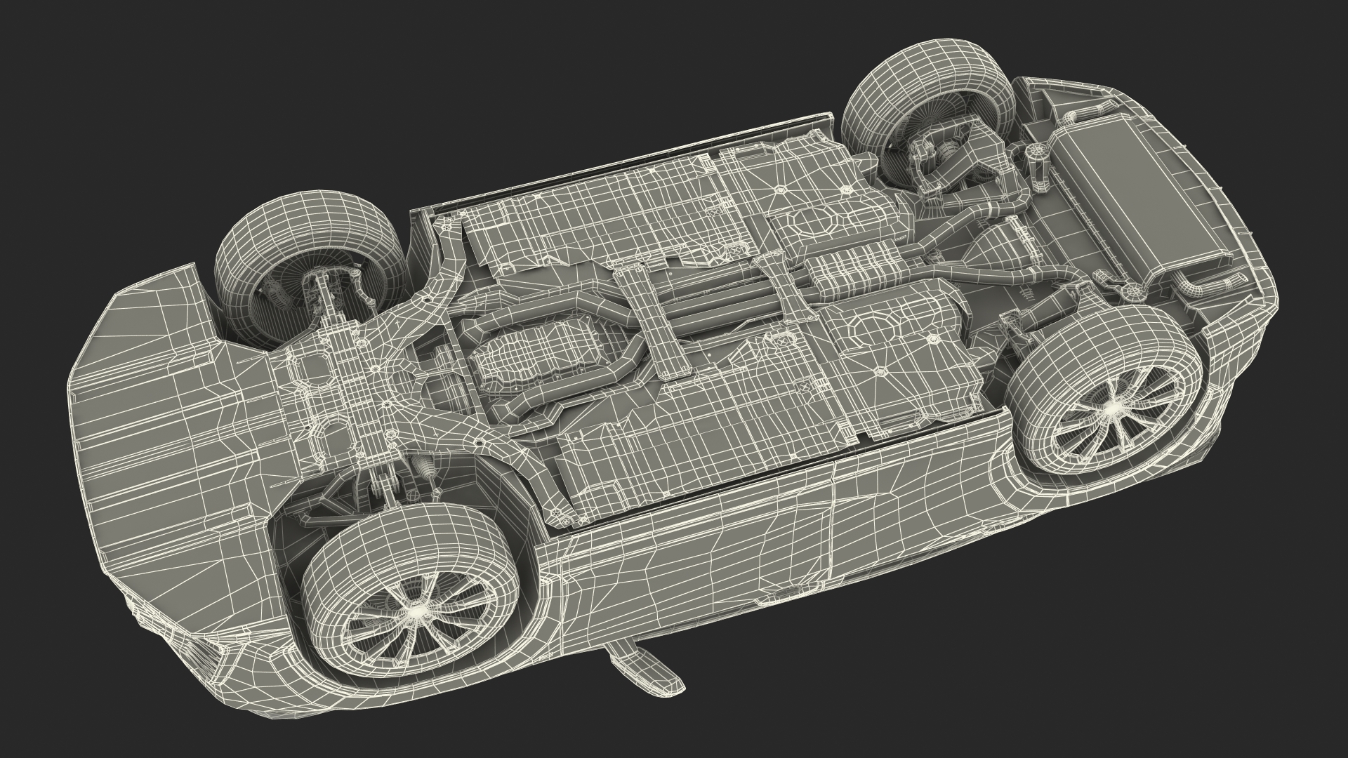 3D model 2024 Lexus NX Black Rigged for Maya