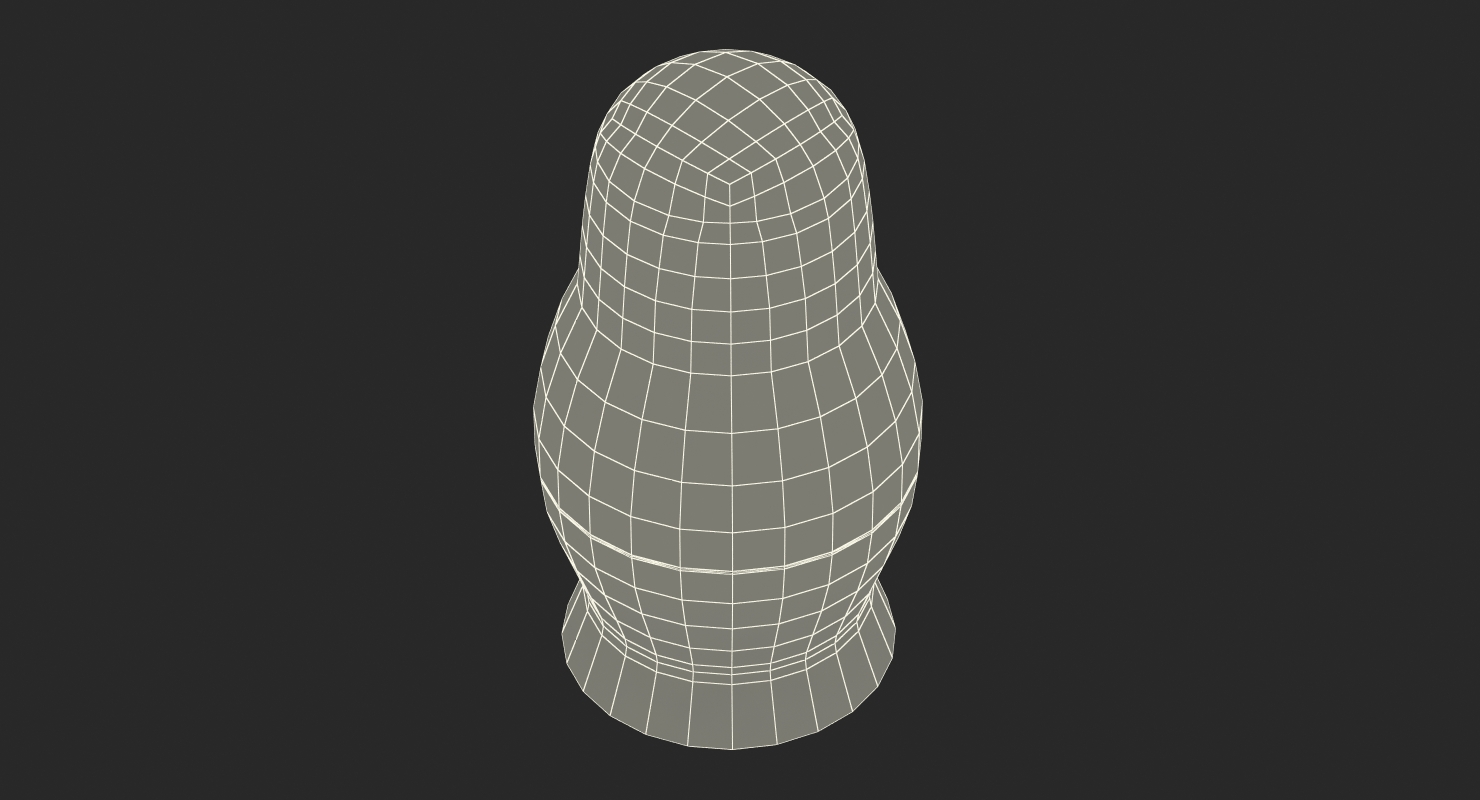 3D model Matryoshka Doll