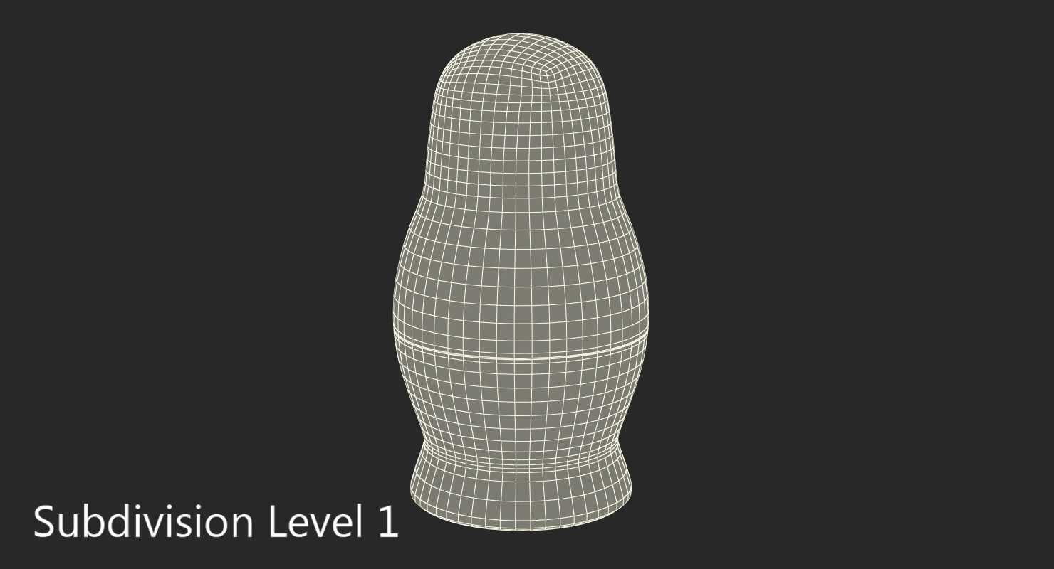 3D model Matryoshka Doll