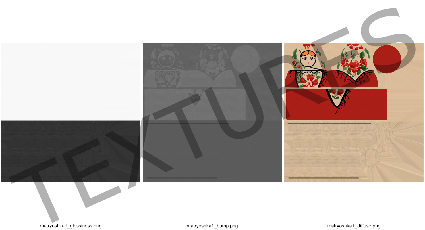 3D model Matryoshka Doll