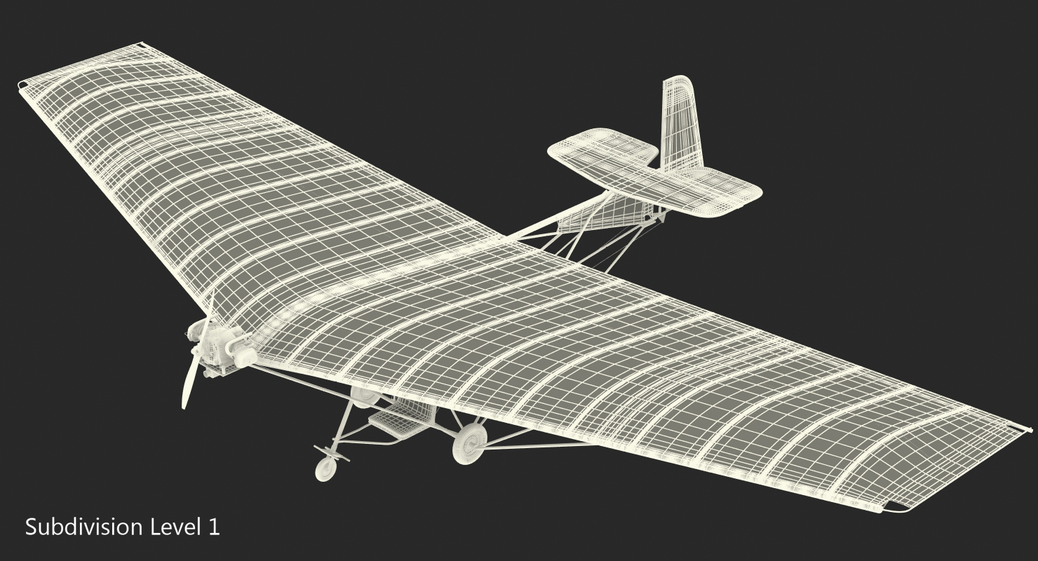 Ultralight Aircraft Chotia Weedhopper 3D