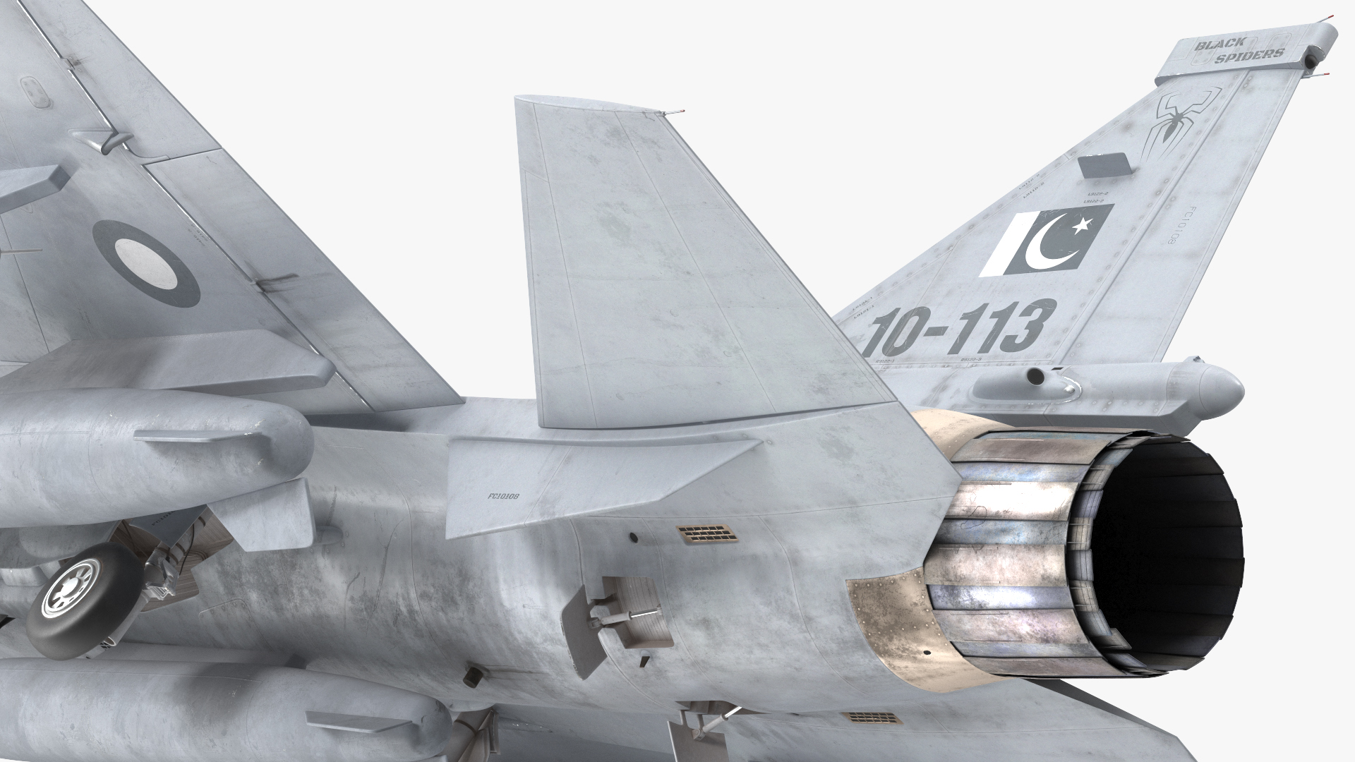 3D model PAC JF-17 Thunder Pakistan Air Force with Armament