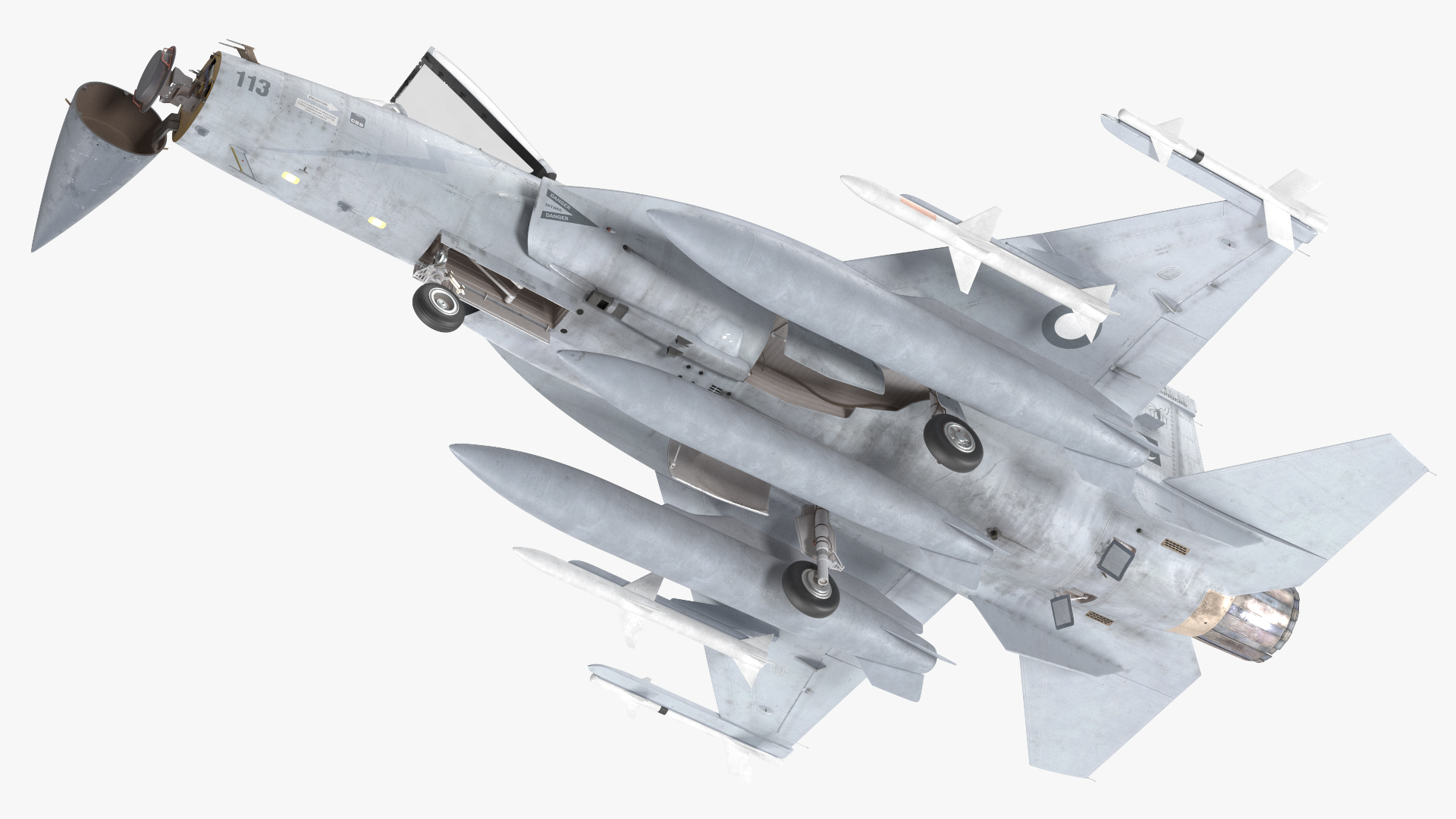 3D model PAC JF-17 Thunder Pakistan Air Force with Armament