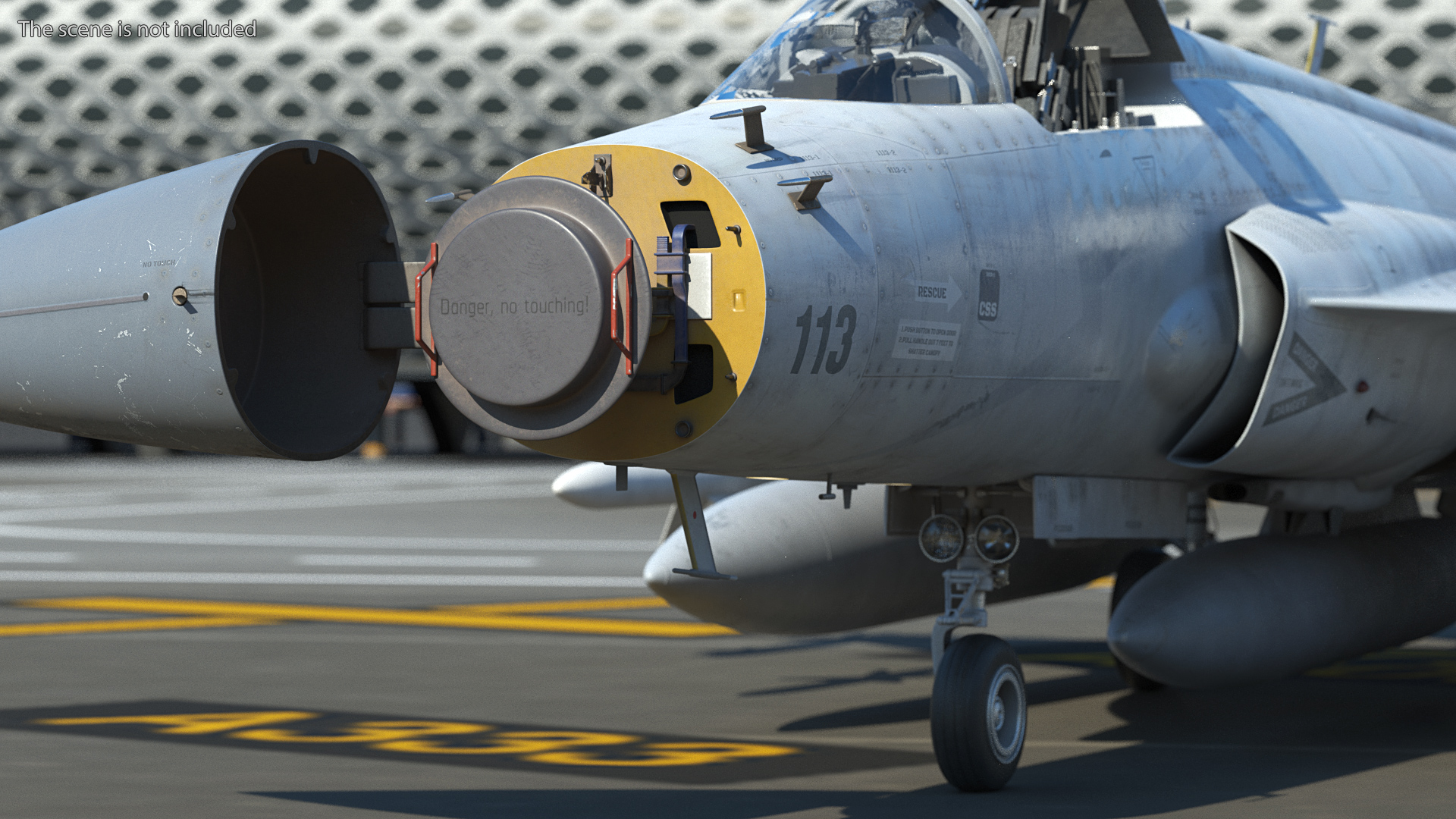 3D model PAC JF-17 Thunder Pakistan Air Force with Armament