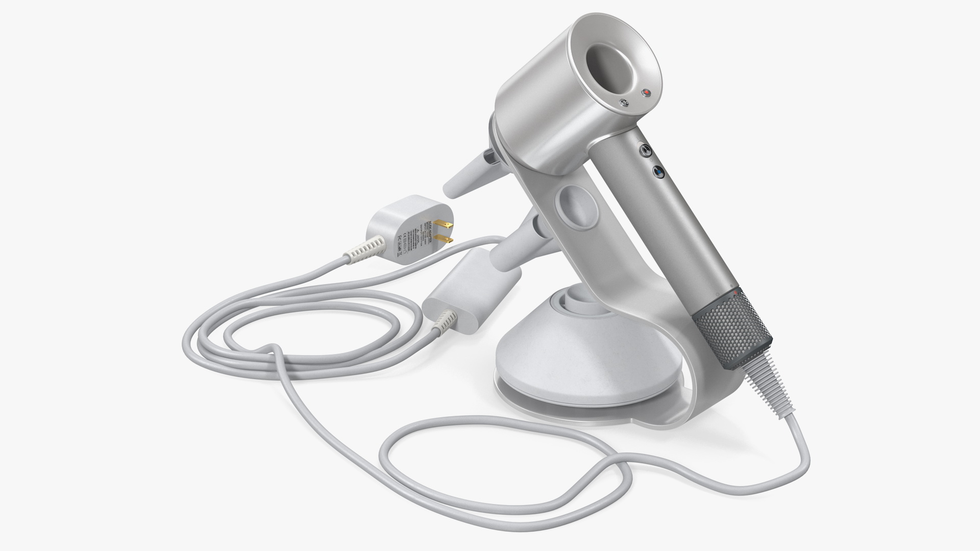 3D model Bladeless Hair Dryer with Stand Set