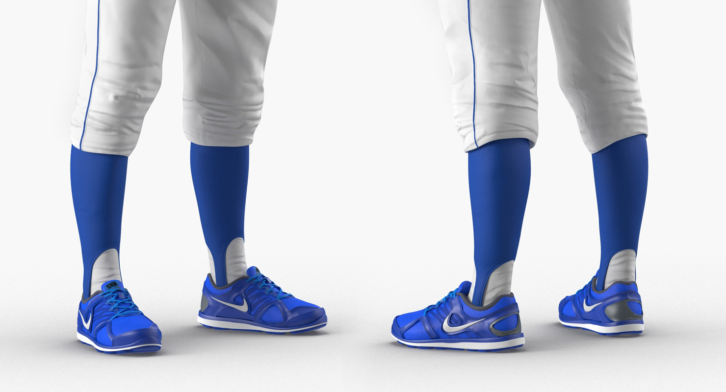 Baseball Player Rigged Mets 3D