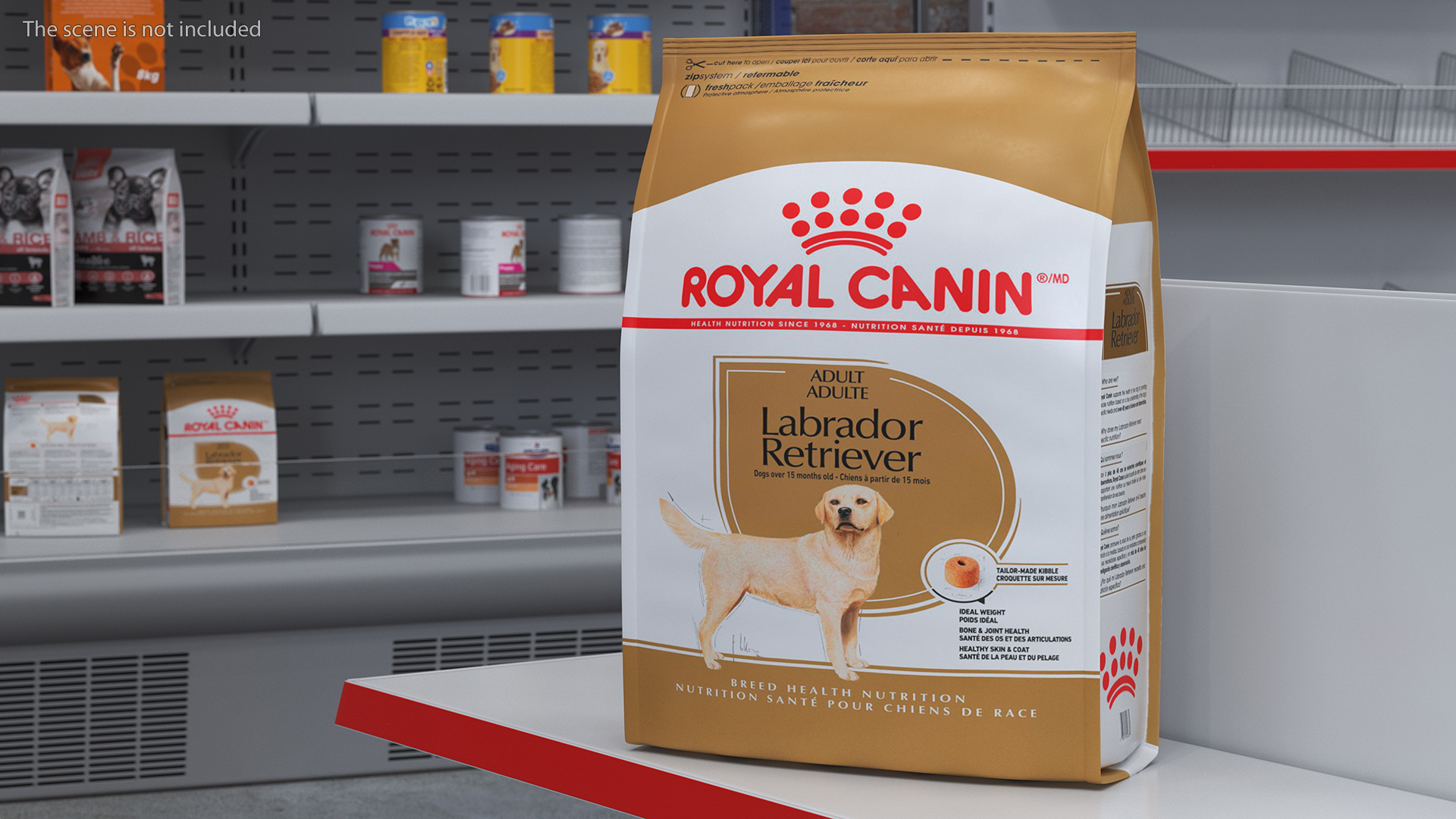 Dog Food Royal Canin Large Package 3D model