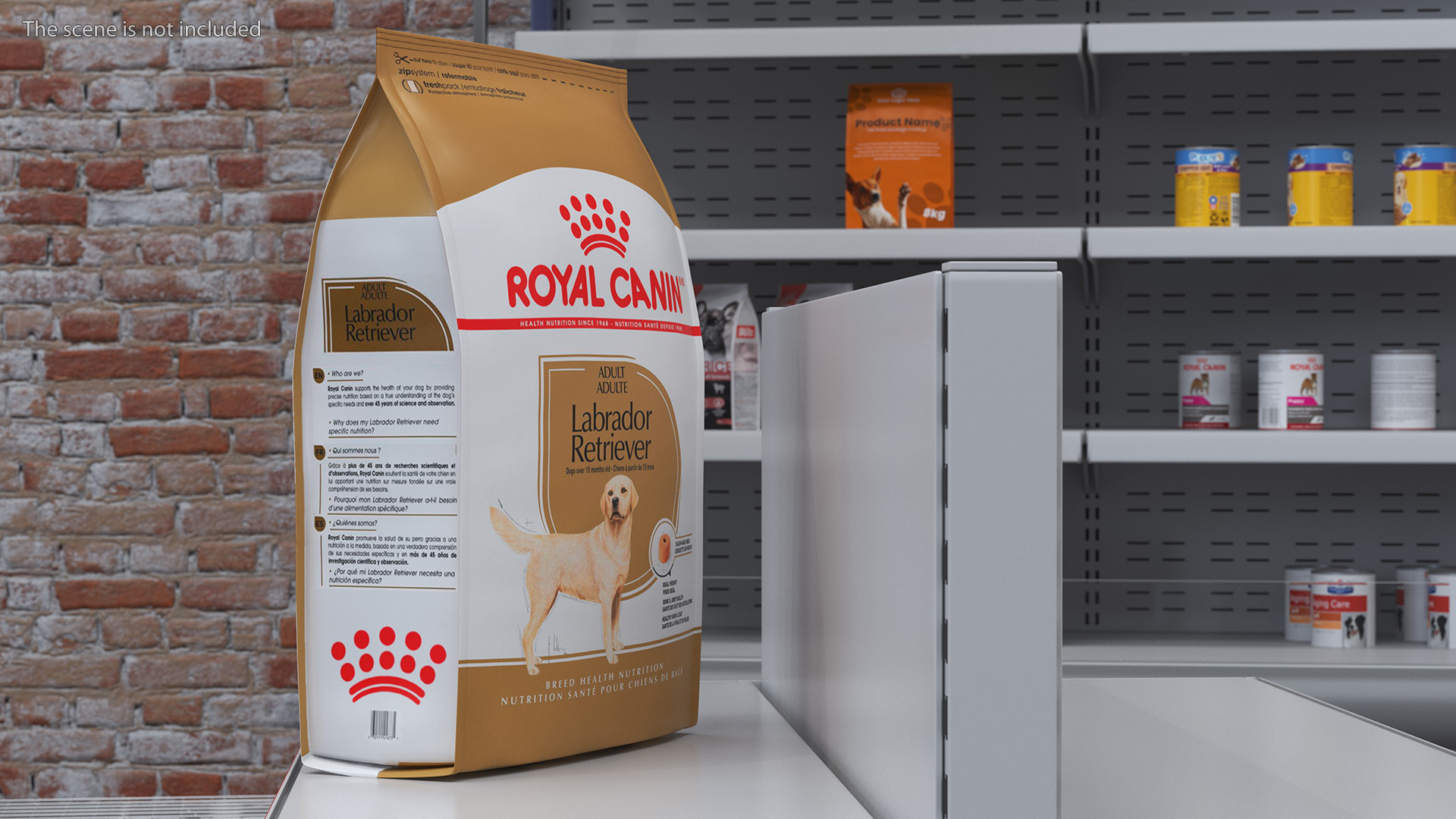 Dog Food Royal Canin Large Package 3D model