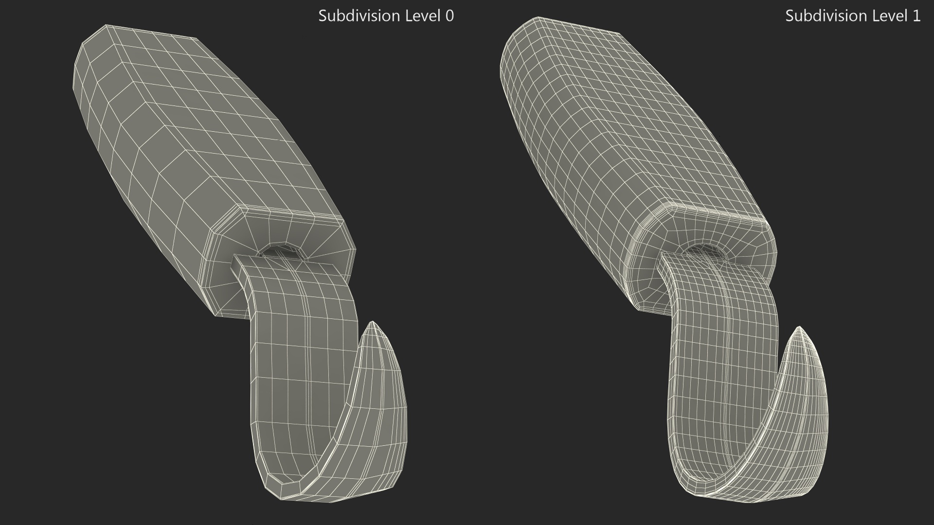 Spoon Carving Knife 3D model