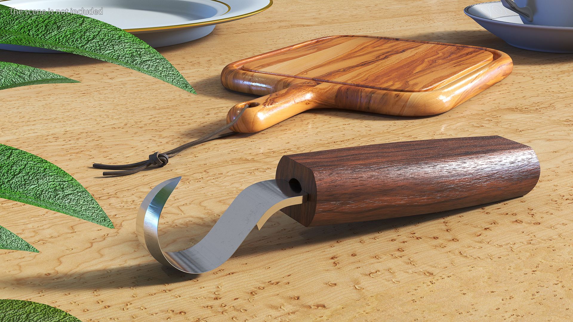 Spoon Carving Knife 3D model