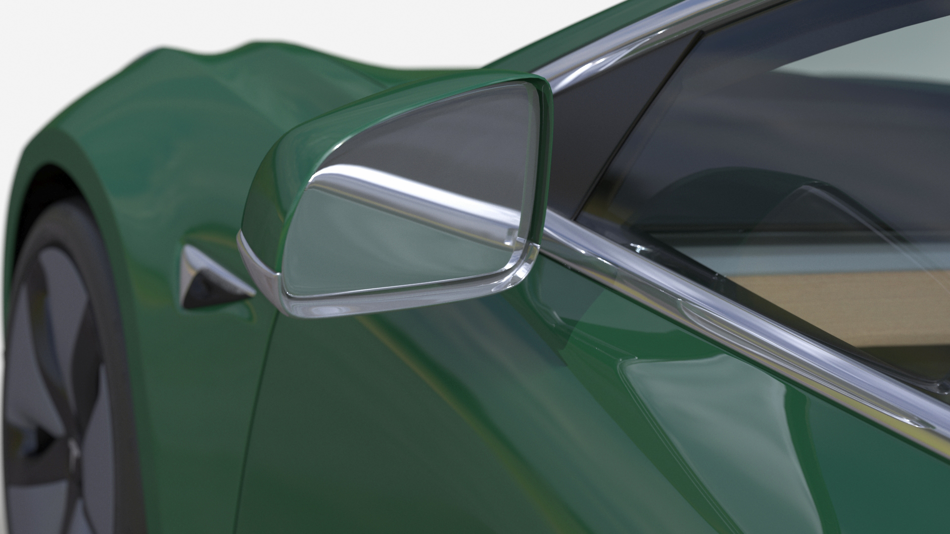3D model Tesla Model 3 with Wheel and Roof Accessories