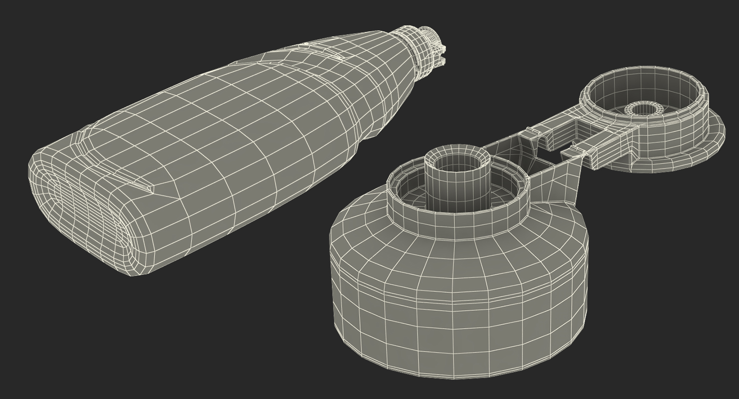 3D model Yellow Dishwashing Liquid