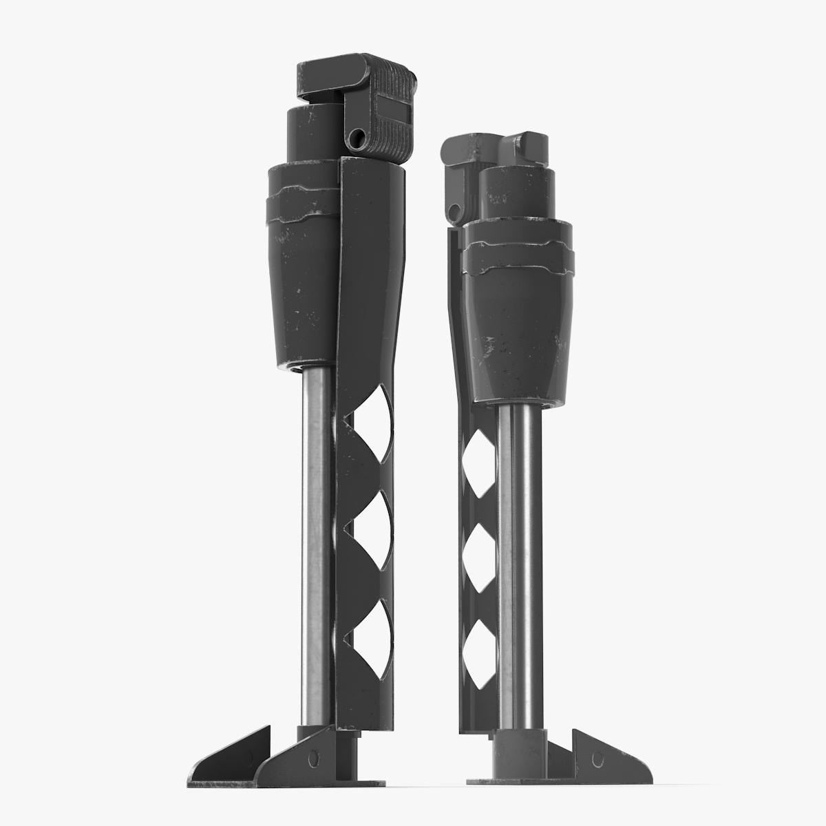 3D model Sci Fi Painted Hydraulic Cylinder 8