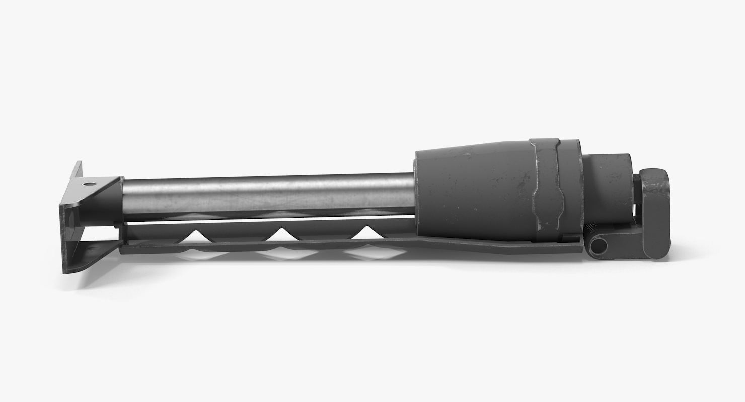 3D model Sci Fi Painted Hydraulic Cylinder 8