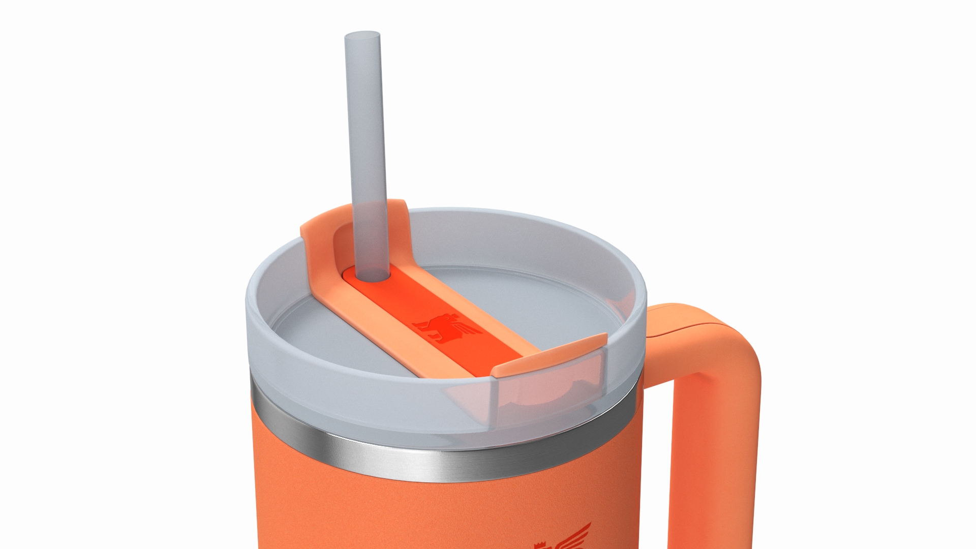 3D Travel Tumbler Quencher Stanley Orange model