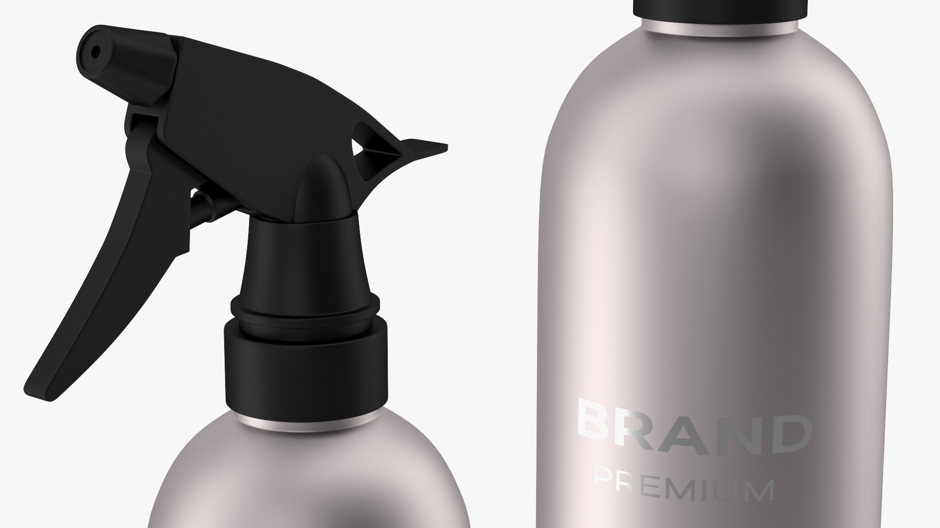 3D Black Trigger Sprayer Bottle model