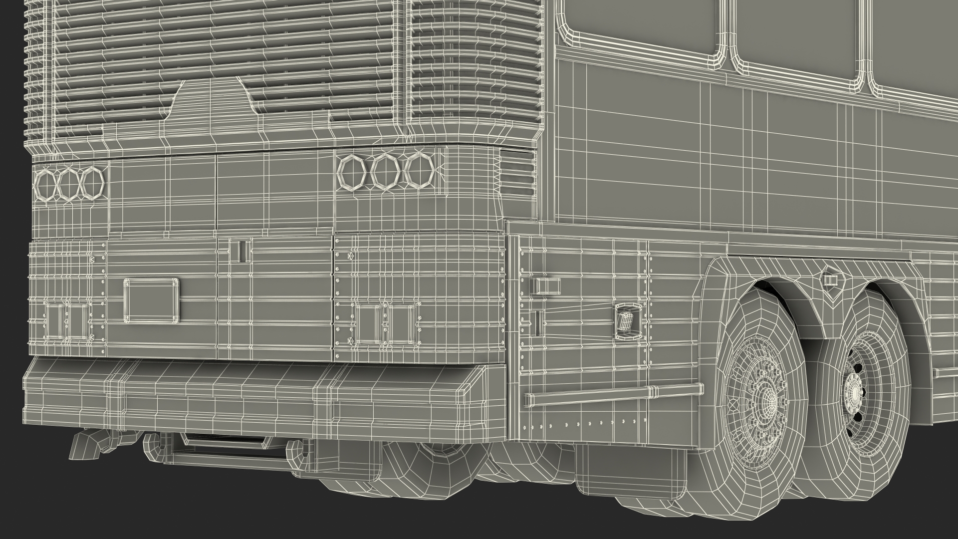 Intercity Bus MCI D4500 Simple Interior 3D model