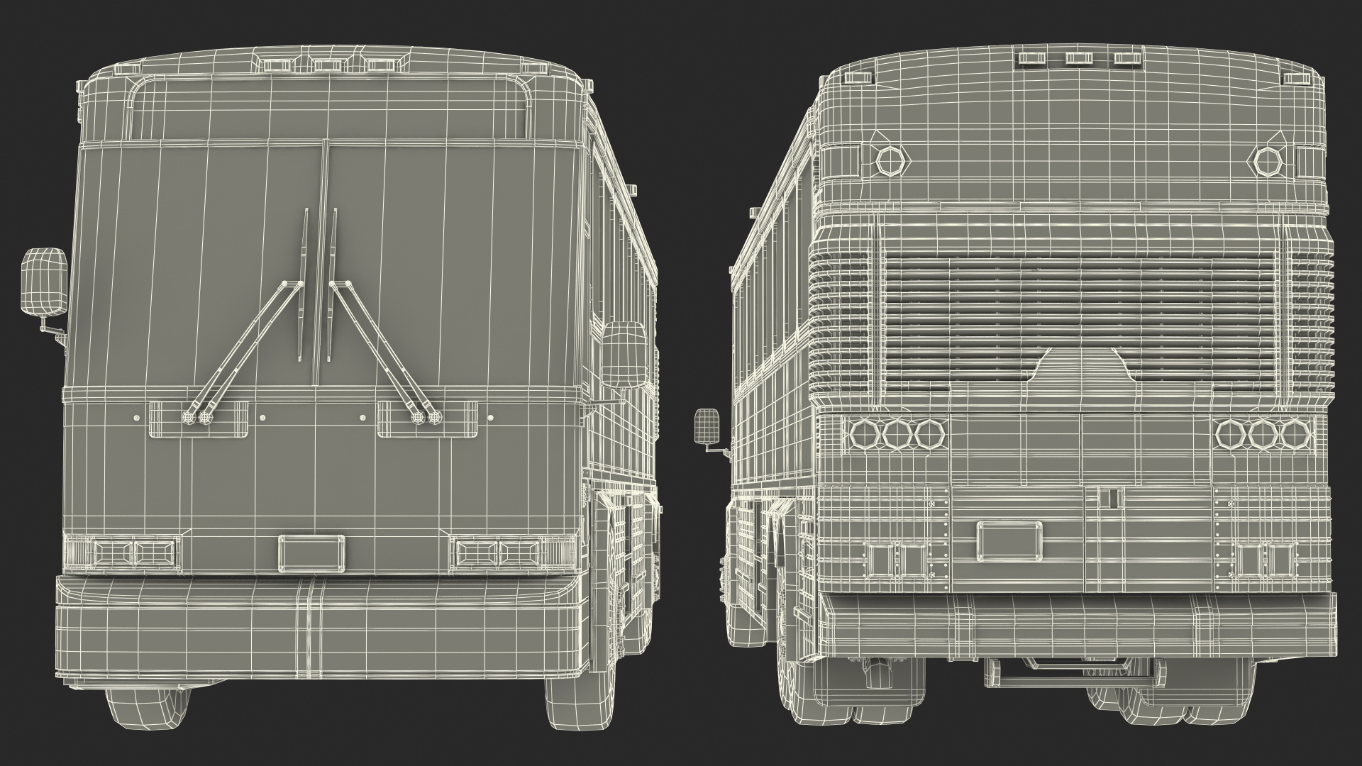Intercity Bus MCI D4500 Simple Interior 3D model