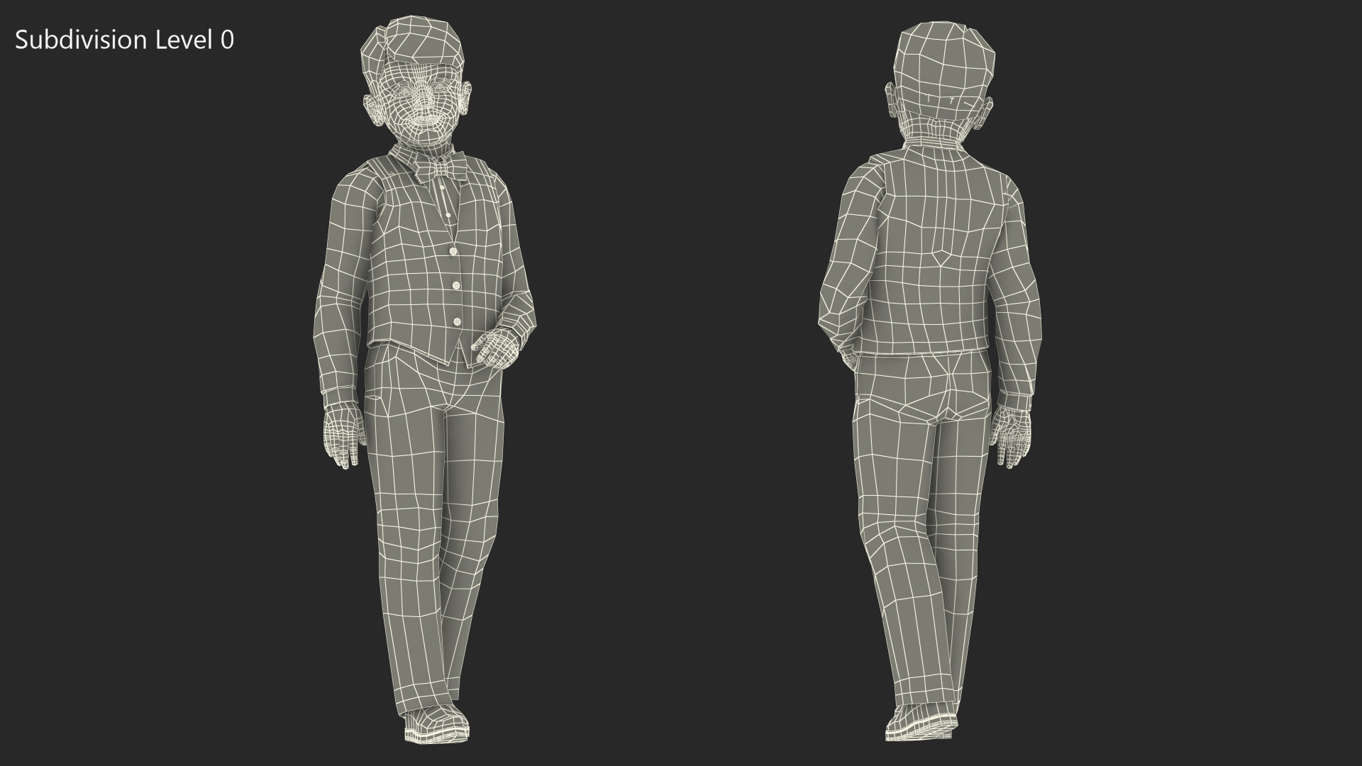 3D Realistic Child Boy Party Style
