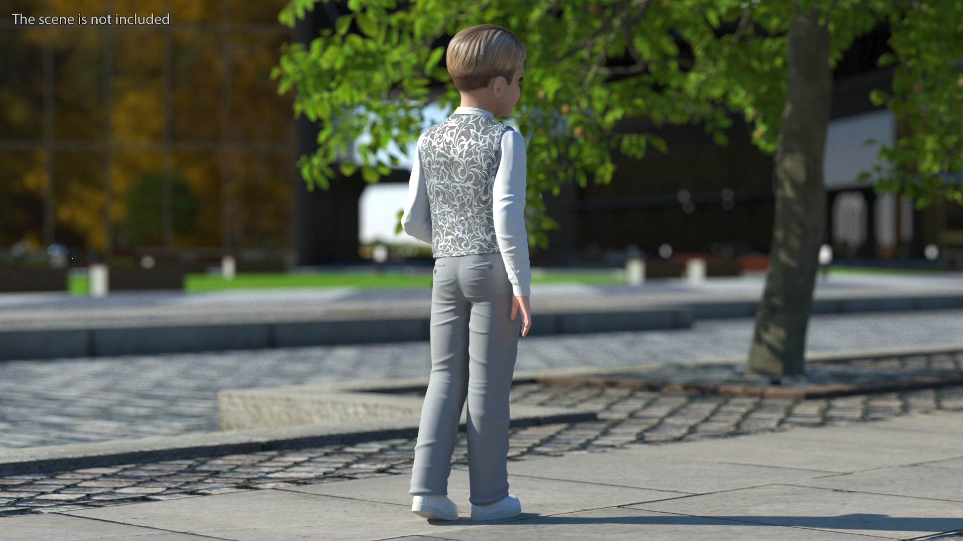 3D Realistic Child Boy Party Style