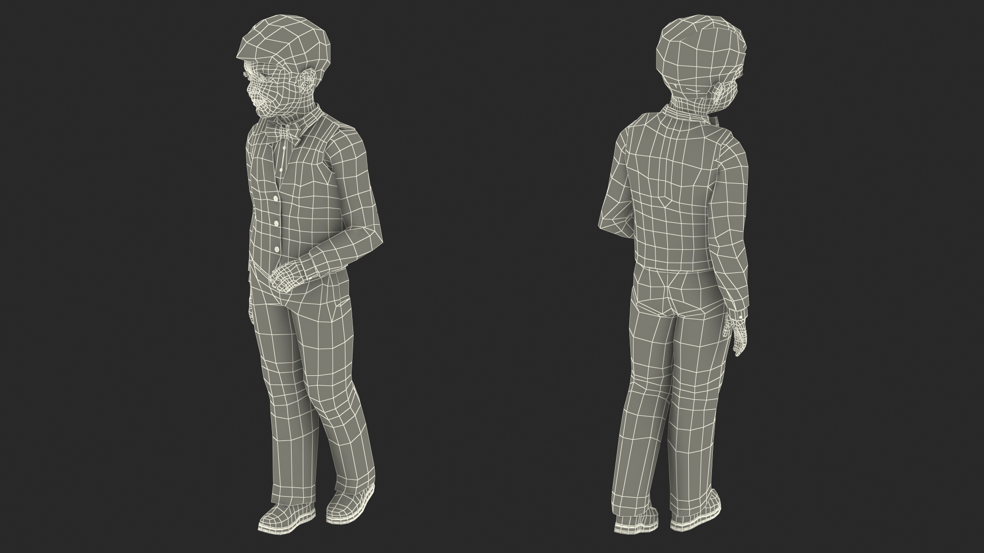 3D Realistic Child Boy Party Style