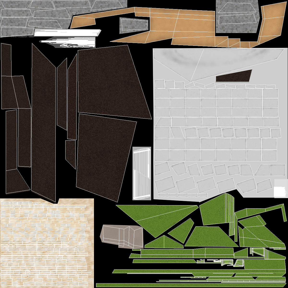 Office Building Fur 3D model