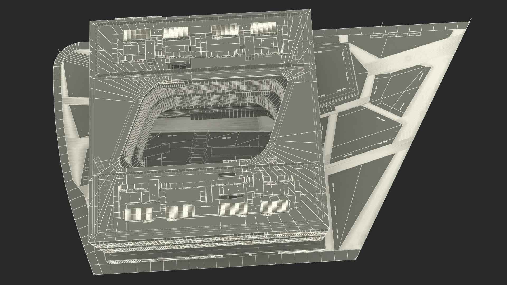 Office Building Fur 3D model