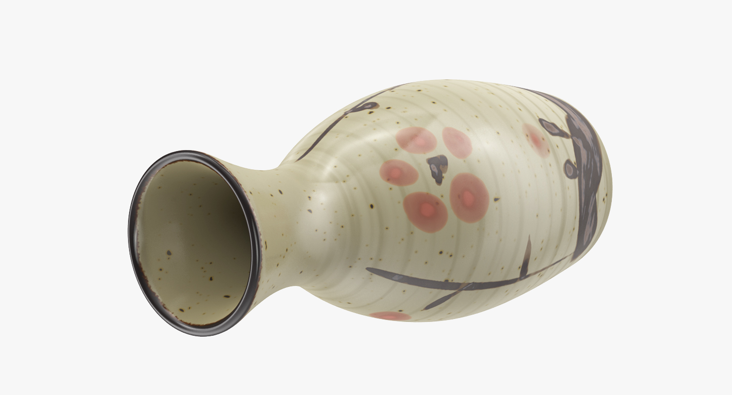 3D model Japanese Sake Service Set