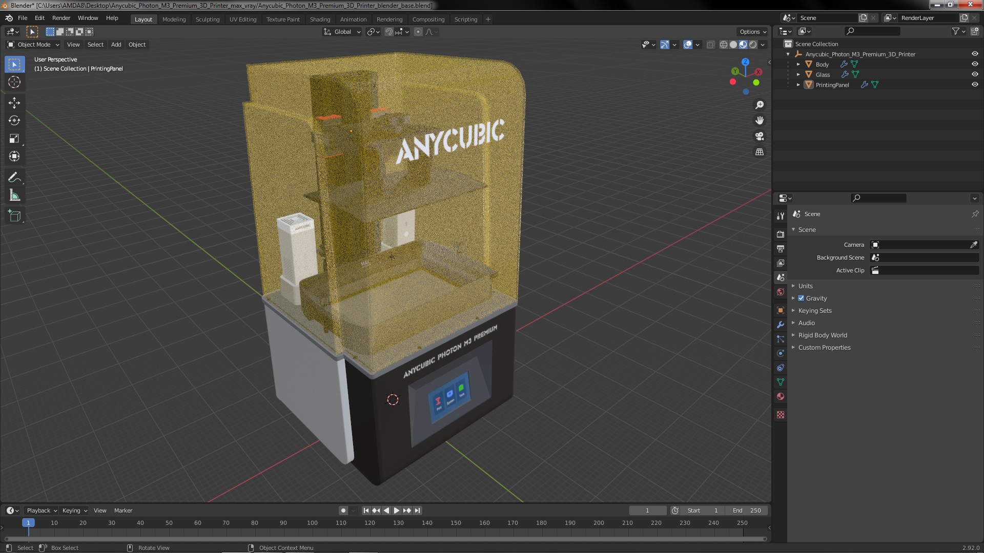 Anycubic Photon M3 Premium 3D Printer 3D