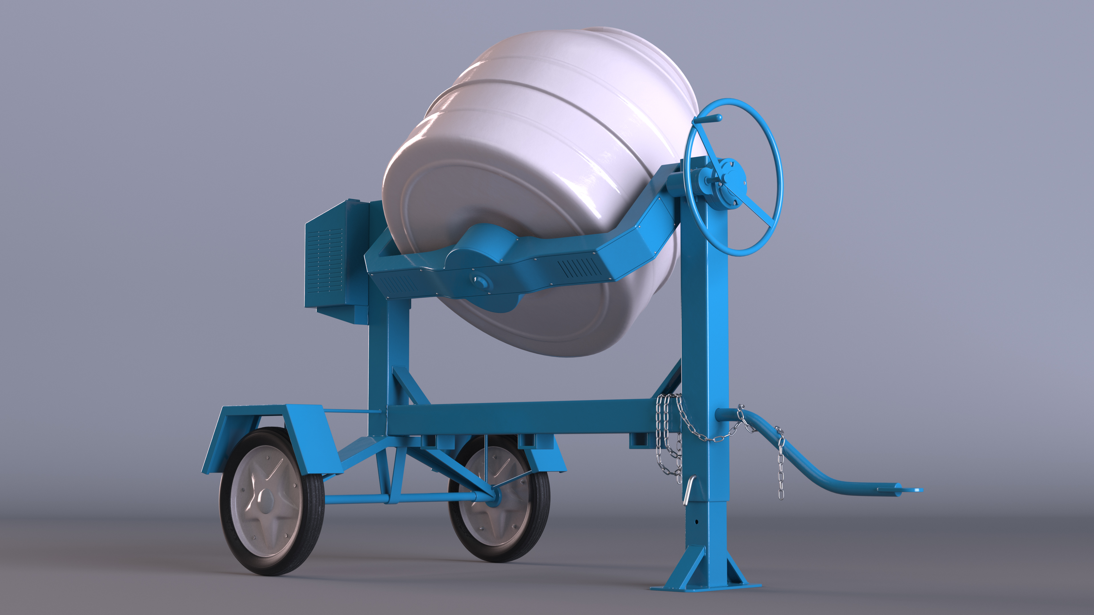 3D model Portable Cement Mixing Machine