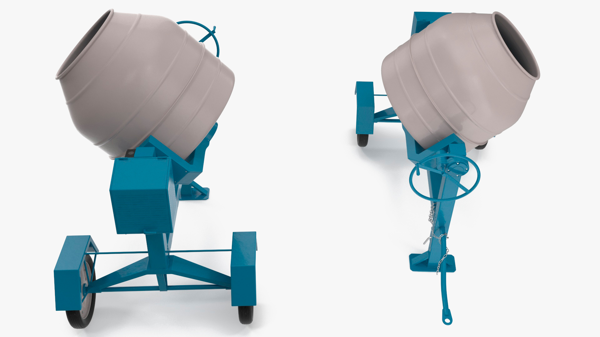 3D model Portable Cement Mixing Machine