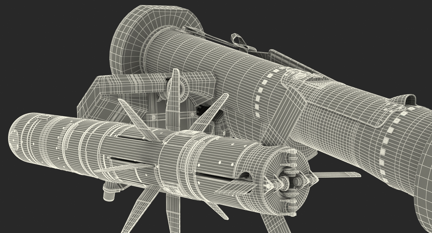 Anti Tank Missile FGM 148 Javelin Set 3D