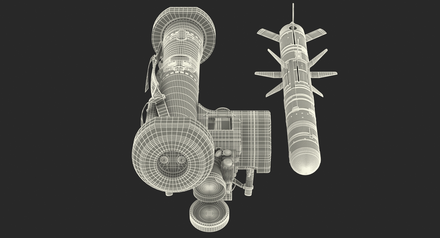 Anti Tank Missile FGM 148 Javelin Set 3D