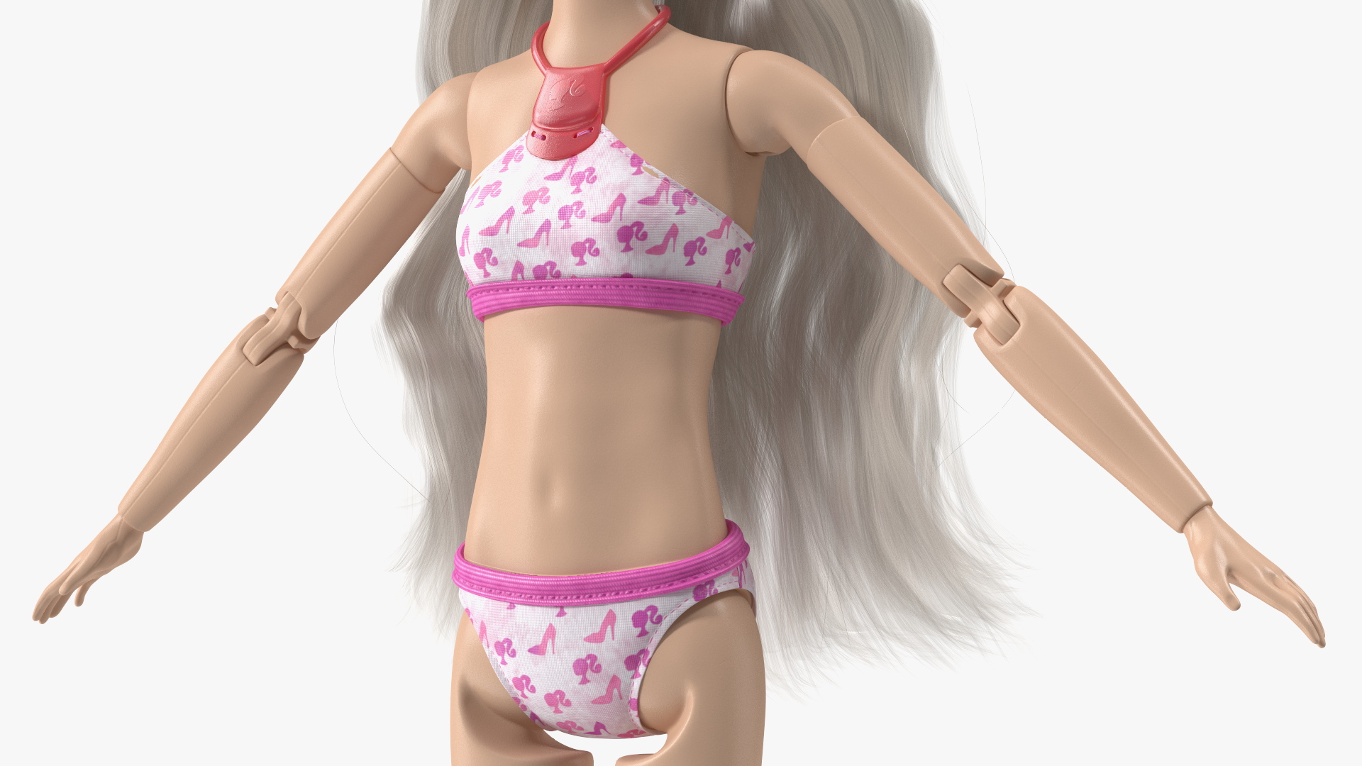 3D Barbie Doll Swimsuit Rigged for Cinema 4D