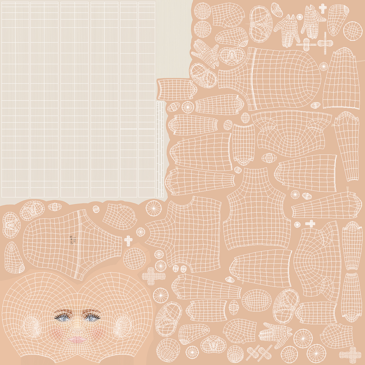 3D Barbie Doll Swimsuit Rigged for Cinema 4D