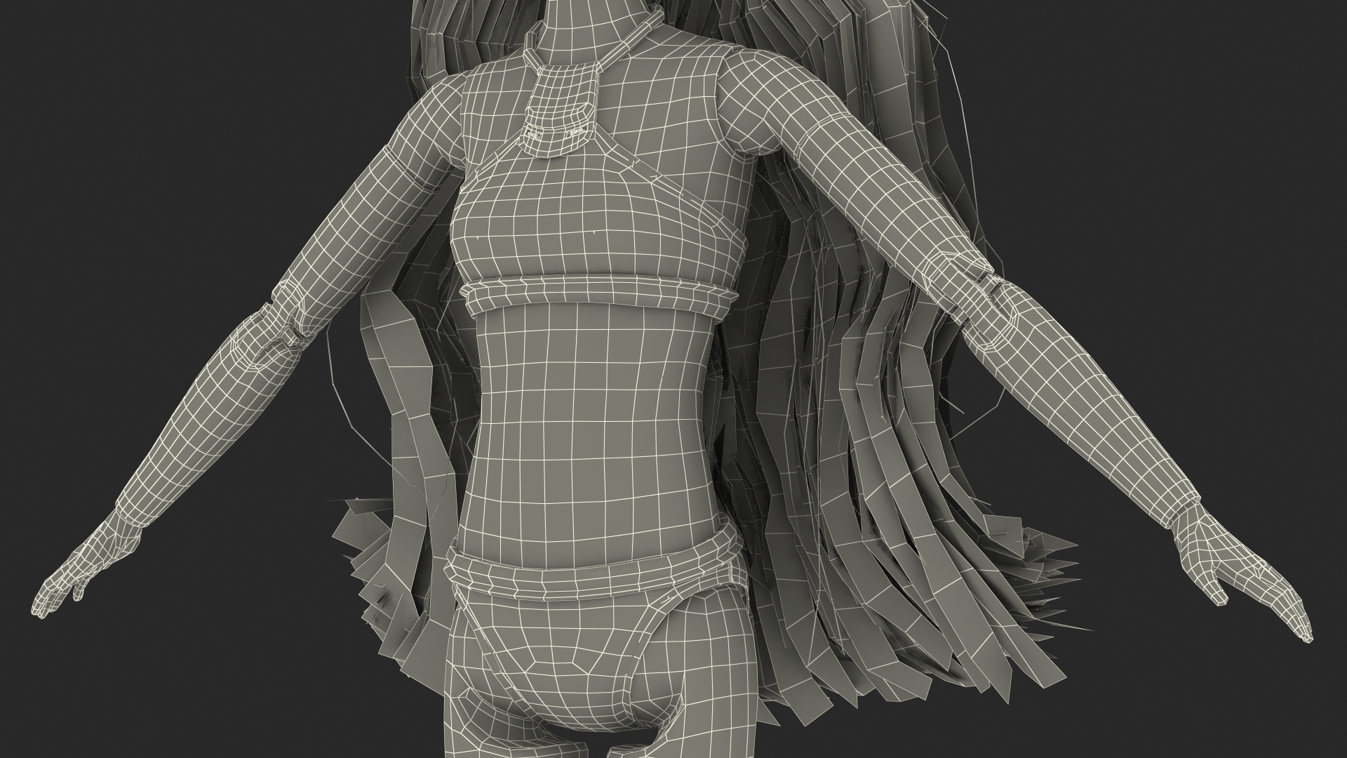 3D Barbie Doll Swimsuit Rigged for Cinema 4D
