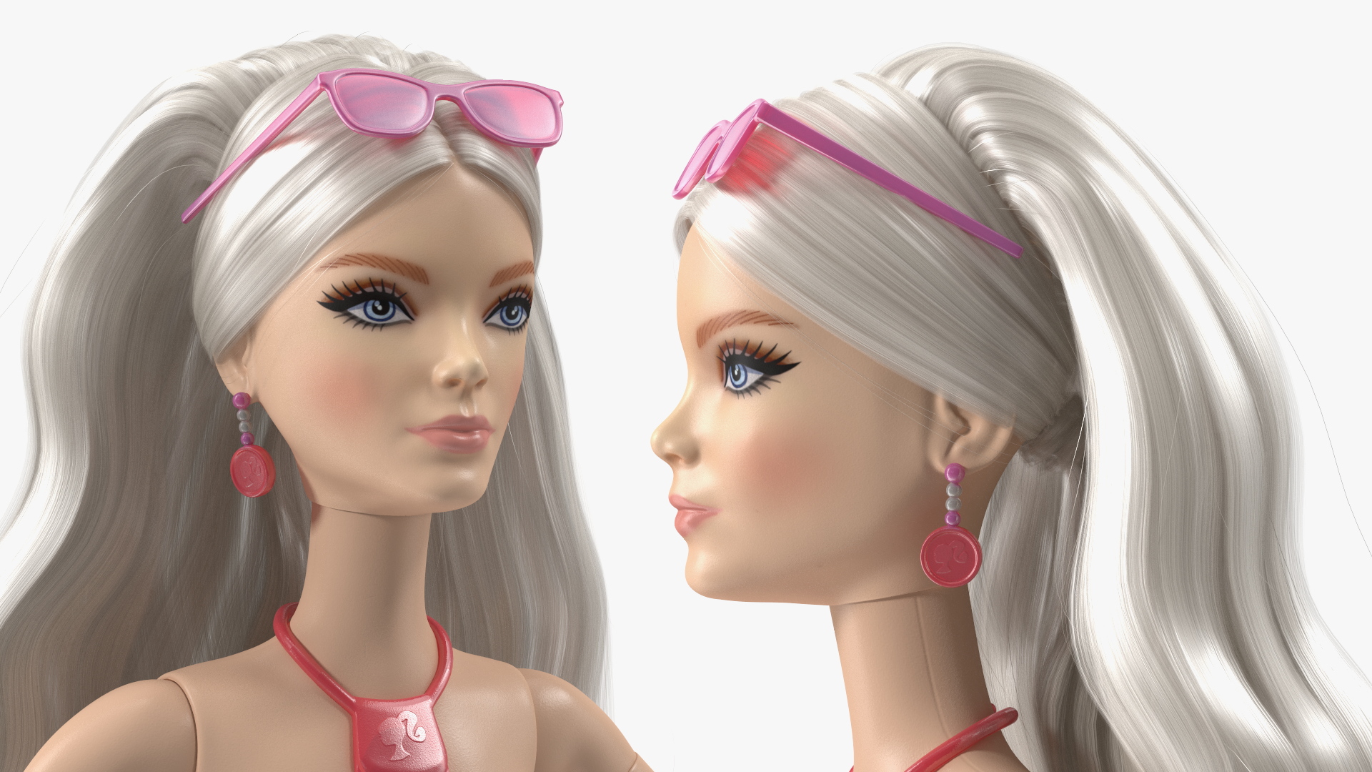 3D Barbie Doll Swimsuit Rigged for Cinema 4D