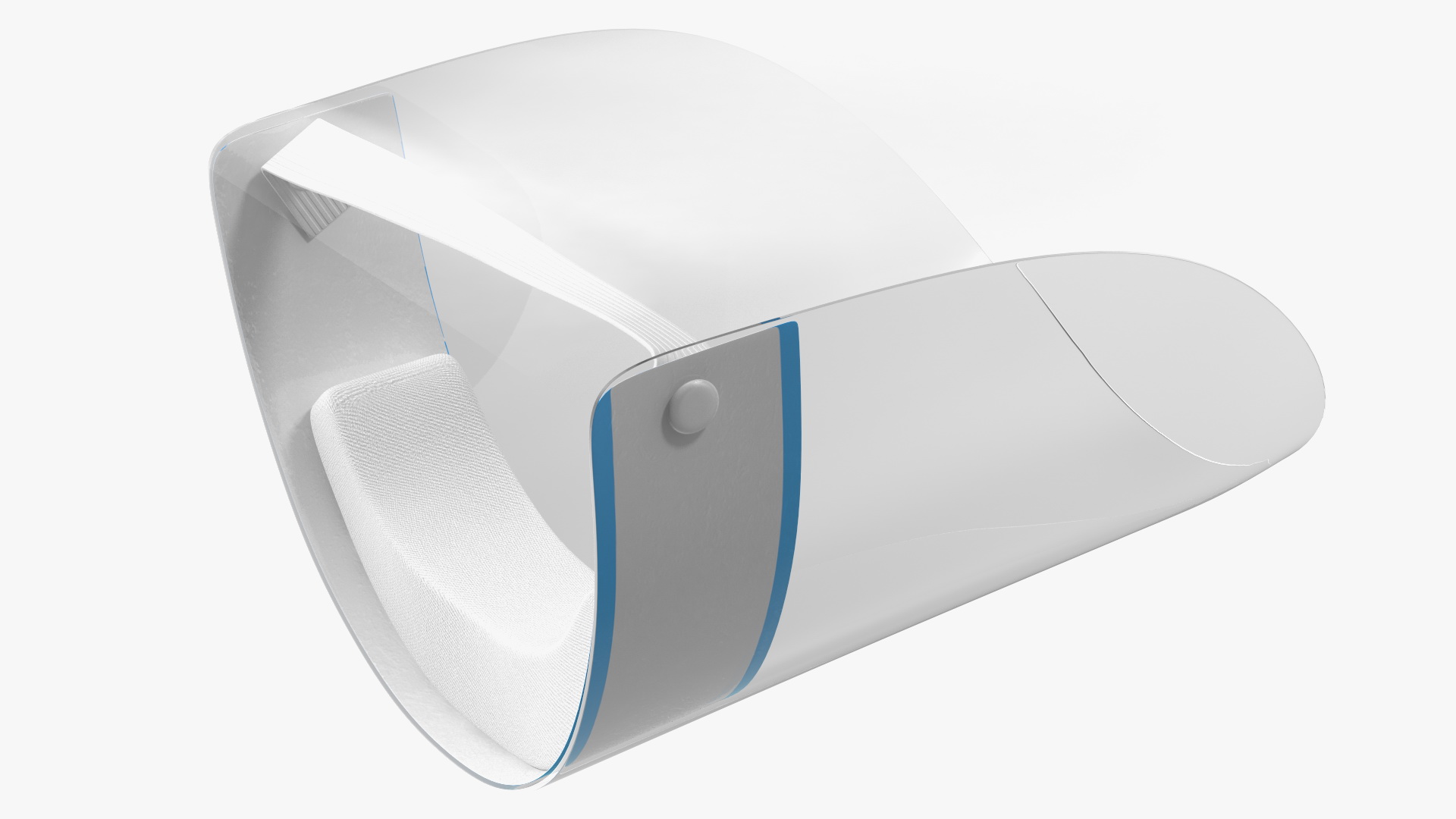 3D Clear Face Shield Visor model